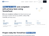 TermsFeed All-In-One: Privacy Policy, T Cs, Cookie Consent