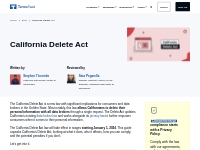 California Delete Act - TermsFeed