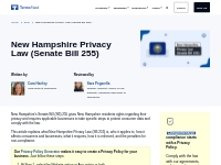 New Hampshire Privacy Law (Senate Bill 255) - TermsFeed