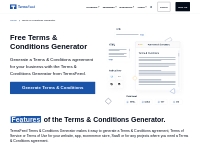 Free Terms   Conditions Generator - TermsFeed