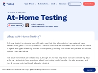 At-Home Testing - Testing.com