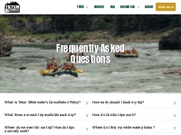 Frequently Asked Questions - Teton Whitewater In Jackson Hole, WY