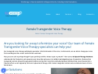 Female Transgender Voice Therapy | LA Speech Solutions