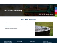 Rain Water Harvesting - THANGAM BOREWELLS
