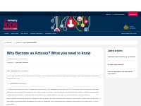 Why Become an Actuary | The Actuary Jobs | The Actuary Jobs Asia