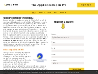            Appliance Repair Victoria, BC - Fridge, Dishwasher, Dryer, 