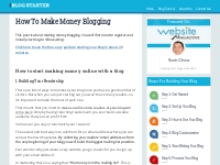 How to Make Money Blogging in 2024 - Free Beginner Guide - The Blog St