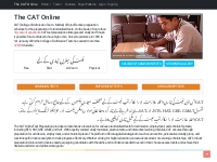   	The CAT Online Test Preparation