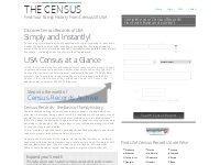 USA Census Records, Census Data Provider: thecensus.co