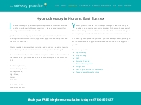 Hypnotherapy in Horam, East Sussex - The Conway Practice