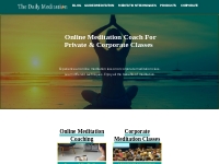 Online Meditation Coach For Private   Corporate Classes