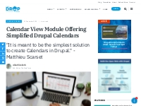 Calendar View Module Offering Simplified Drupal Calendars