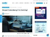 Drupal Gutenberg 3 is Coming!