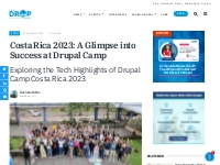 Costa Rica 2023: A Glimpse into Success at Drupal Camp