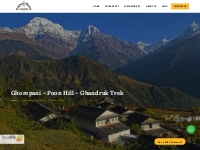 Ghorepani - Poon Hill - Ghandruk Trek - The Explore Nepal