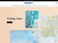      Shipwreck Charts and Maps, Fishing Charts and Maps, Shark Prints 