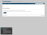 External Redirect | The Idiot Board