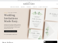 Custom Wedding Invitations   Announcements | The Invitation Maker