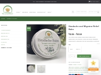 Headache and Migraine Relief Temple Balm | All Natural   Organic