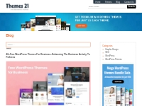 Blogs   Responsive themes on WordPress themes by Themes 21