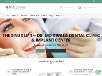 The Sinus Lift   Dr. Motiwala Dental Clinic   Implants Centre
