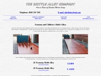  The Skittle Alley Company. Children's and economy skittle alleys