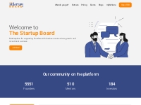 Startup Community for Founders, Investors, Mentors