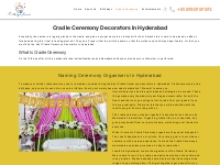 Best Cradle Ceremony Decorators In Hyderabad - Unique Planners