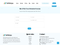 Free Website Review - wpninjas