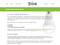 Customer Testimonials - Think LED | LED Lighting Solutions