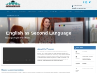 Language and Communication Program | English as Second Language