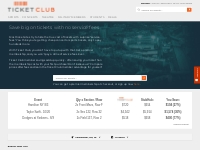 Resale Tickets With No Service Fees for Events & More - Ticket Club