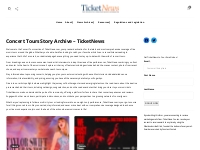 Tours Archives - TicketNews