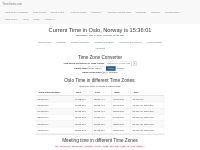 Time Zone Converter and Event Scheduler | TimeJones.com