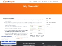 Why Choose Us? - TimeToSignUp