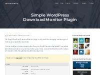 Simple WordPress Download Monitor Plugin - Tips and Tricks HQ