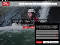 Rafting   Canyoning in Tirol | Ötztal, Österreich - @ Tirol Rafting