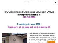 TLC Grooming and Sharpening Services, Pet Groomers in Ottawa