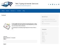 Contact | TMC Typing   Internet Services