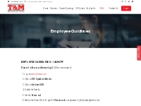 Employee Guidelines - T M Services Consulting Pvt. Ltd.