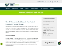 Management Services | TNT Properties Real Estate