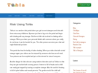 Risk Using Tohla - Tohla