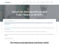 American Standard Boulevard Review - Toiletable