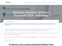 American Standard H2Option Review of 2023 - Toiletable