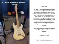 GUITAR LESSONS IN PERSON AND ONLINE!!! - Home Page