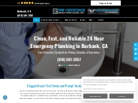            24 Hour Emergency Plumbing Burbank, CA | San Fernando Valle