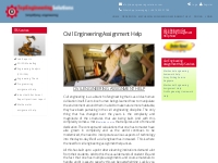 Civil Engineering Assignment Help | Top Engineering Solutions