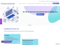 Healthcare Email Lists | Targeted Healthcare Mailing Database