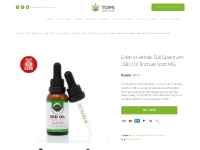 Eden s Herbals Full Spectrum CBD Oil Tincture 1000 MG | TOPS CBD Shop