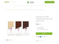 Sugar And Kush CBD Chocolate Bar Variety Pack (750mg Total) - TOPS CBD